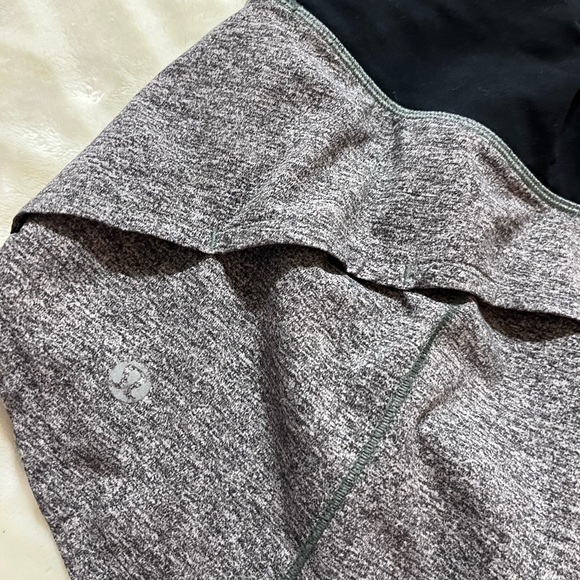 lululemon athletica Black and Gray Athletic Shorts Women 8 - Picture 3 of 8